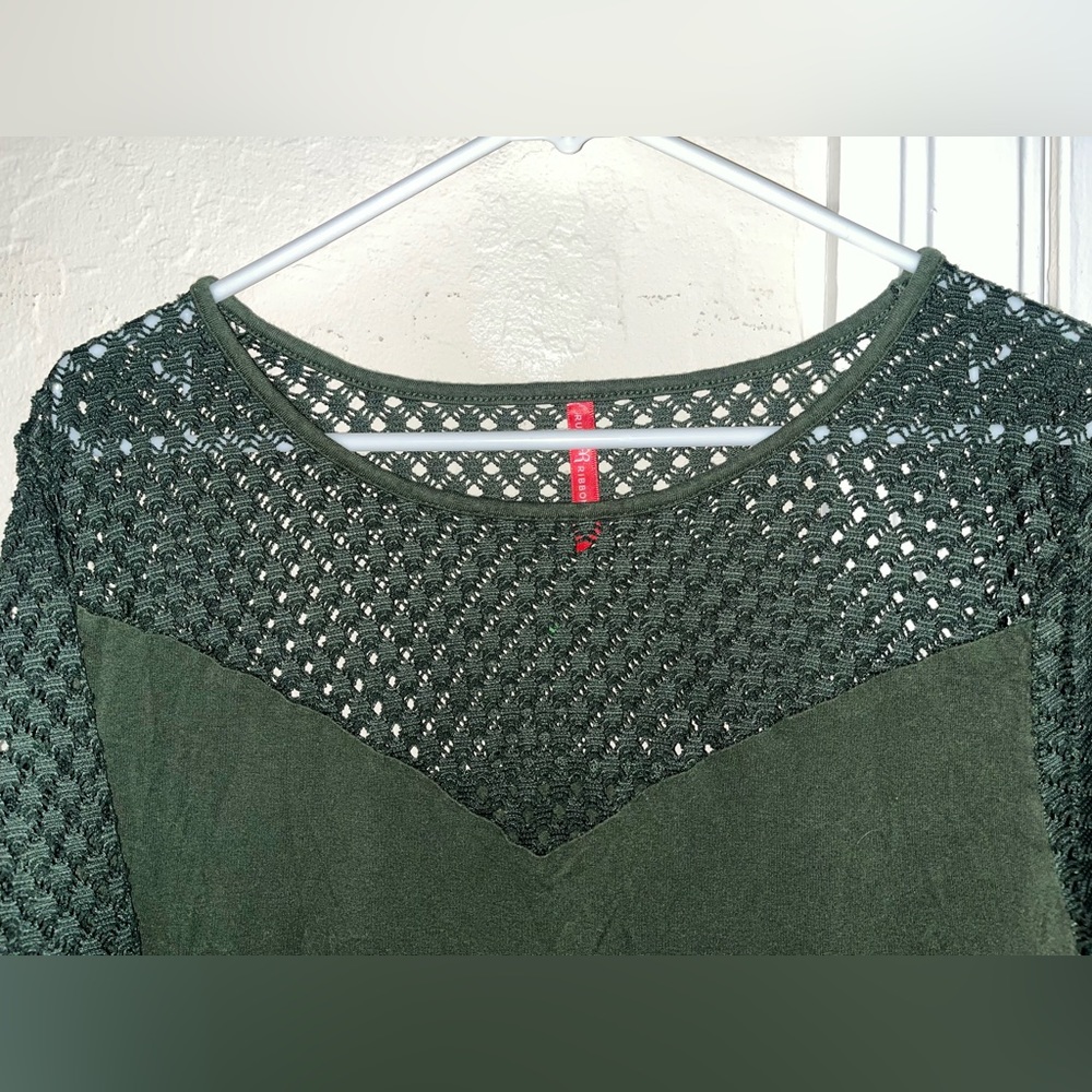 Ruby Ribbon Lace Top